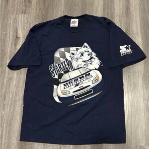 Vintage UCONN Huskies Team Starter Shirt Joy Athletic Racing Men’s XL 90s